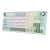 Klaviatuur Royal Kludge RK R75, RGB, Sky Cyan, 75 prots., Brown lülitid, US