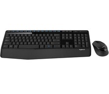 Logitech MK345 Wireless Combo, must, Tšehhi paigutus
