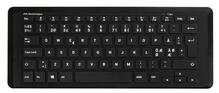 Klaviatuur Mousetrapper Type Mini, QWERTY Nordic, USB-C & Bluetooth, must