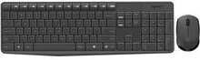Logitech MK235, juhtmevaba klaviatuur ja hiir, 920-007935, hall