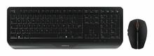 Klaviatuur ja hiir Cherry Gentix Desktop, JD-7000FR-2, prantsuse, must