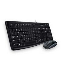 Klaviatuuri ja hiire komplekt Logitech MK120, Nordic, must