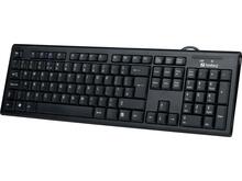Klaviatuur Sandberg USB Wired Office Keyboard Nord, 631-10, must