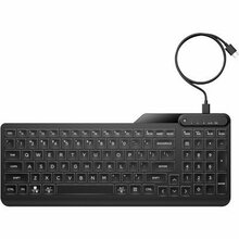 Klaviatuur HP 405, USB-C, taustvalgustusega, must