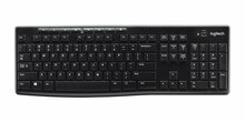 Juhtmevaba klaviatuur Logitech K270, UK, must