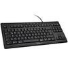 Klaviatuur Cherry Stream TKL, saksa QWERTZ, must