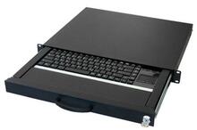 Klaviatuur Aixcase AIX-19K1UKDETP-B, 1U, QWERTZ, DE, must