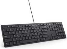 Klaviatuur Dell KB525C, Full-size, USB, QWERTY, must