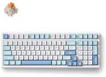 MCHOSE G98 Pro juhtmevaba mehaaniline klaviatuur, Flame Orange Switches, sinine