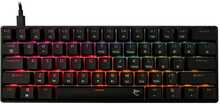 Klaviatuur White Shark Shinobi-2, Red switch, US, must, GK-004111