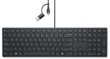 Klaviatuur Dell KB525C, vene, USB-C, must