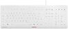 Klaviatuur Cherry Stream, QWERTZ, valge/hall