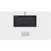Klaviatuur KeySonic KSK-3011ELC, DE, must