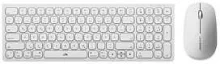 Alogic Echelon Compact USB-C BT Keyboard German + Mouse, valge