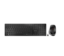 Klaviatuuri ja hiire komplekt Cherry DW 9500 Slim, juhtmevaba, QWERTZ, must