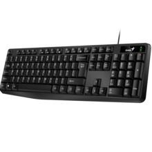 Klaviatuur Genius KB-117, must, veekindel