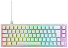 Klaviatuur Cherry Xtrfy K5V2, 65 prots., DE, MX2A Red, valge