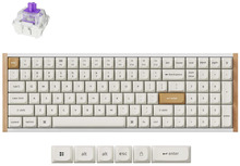 Juhtmevaba mänguriklaviatuur Keychron K4 HE Wireless, K4H-Q1, US, valge, Gateron Magnetic Nebula