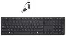 Klaviatuur Dell KB525C, LT, QWERTY, must