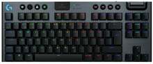 Klaviatuur Logitech G915 X Lightspeed TKL, linear, juhtmevaba, must