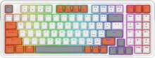 Klaviatuur Redragon Gloria K664WOG-RGB, Red switch, US, valge/oranž