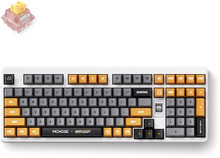 Mchose UT98, US, Silent Peach V3, juhtmevaba, valge-hall
