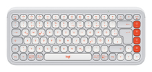 Logitech POP ICON KEYS, DEU, valge