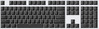 Klaviatuurikatte komplekt Wooting Double Shot OEM PBT Full Keycap Set, must