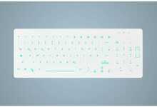Klaviatuur Active Key AK-CB7012, saksa, valge