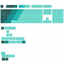 Glorious GPBT Gradient Keycaps, ANSI Layout, PBT, Dye-Sub, Rainforest
