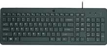 Klaviatuur HP 150, USB, membraan, hispaania, must