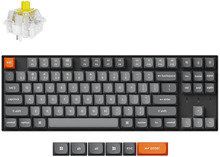 Klaviatuur Keychron K8 Max, US Layout, Hot-Swappable Super Banana, must