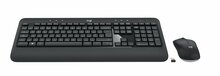 Juhtmevaba klaviatuuri ja hiire komplekt Logitech MK540 Advanced, Nordic, must
