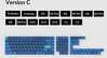Keychron OEM Dye-Sub PBT Full Set (Version C) klahvikorkide komplekt, Ocean