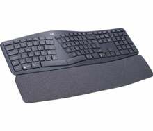 Klaviatuur Logitech Ergo K860, QWERTZ, saksa, grafiit