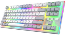Klaviatuur Hator Gravity TKL, USB, QWERTY, valge