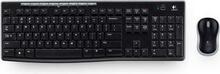Logitech MK270, juhtmevaba, must