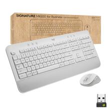 Klaviatuuri ja hiire komplekt Logitech Signature MK650 Combo for Business, valge