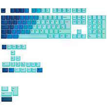 Glorious GPBT Gradient Keycaps, ISO Layout (DE), PBT, Ocean