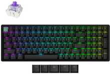 Klaviatuur Keychron K4 HE, Gateron Double-Rail Magnetic Nebula Switch, juhtmevaba, US, must