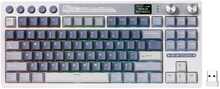 Juhtmevaba klaviatuur Royal Kludge RK M87, Ocean Blue, TKL, Hot-swap, Beige switches, US