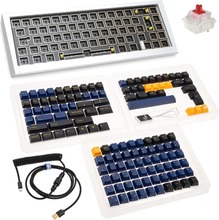 Ducky Outlaw 65, Barebone, Silver, ANSI