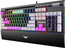 Klaviatuur Preyon PLSB104B, US, must