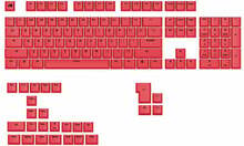 Glorious GPBT Basics Keycaps, ANSI, PBT, Dye-Sub, Revive Red