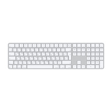 Klaviatuur Apple Magic Keyboard with Touch ID, RU, MXK73RS, valge