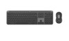 Klaviatuuri ja hiire komplekt Logitech Signature Slim MK950, US, graphite