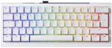 Klaviatuur Ducky One X Mini Wireless, induktiivne, hot swap, RGB, ISO (DE), valge