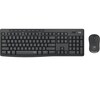 Juhtmevaba klaviatuuri ja hiire komplekt Logitech MK295 Silent Wireless Combo, tšehhi, must/hall