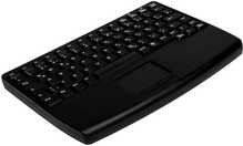 Klaviatuur Cherry Compact Notebook Style Touchpad, USB, must