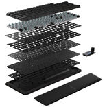 Klaviatuur Corsair Vanguard Pro 96, MGX Hall-Effect-Switches, RGB, ISO, must